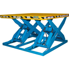 Ballymore Max-Double Wide Scissor Lift Table Hand Operated 12000 lb. Cap. 50