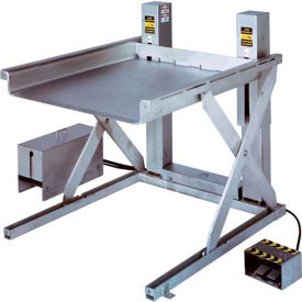 Ballymore SXTLP Stainless Steel Scissor Lift Table Foot Operated 2500 lb. Cap. 56