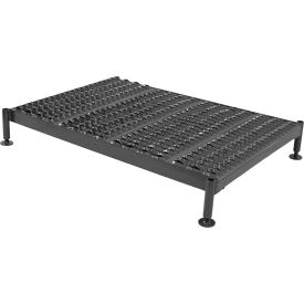 Ballymore 48 X 24 Heavy Duty Adjustable Height Steel Work Platform Gray - 5