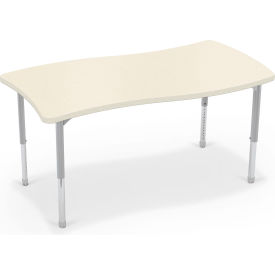 MooreCo™ Hierarchy Creator Rectangle Table Neutral Weft Matching Edge 1643Q5875-5875