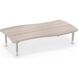 MooreCo™ Hierarchy Creator Rectangle Table Youth Height Gray Elm Matching Edge 1663Q8201-8201