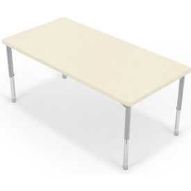 MooreCo™ 6030 Hierarchy Activity Rectangle Table Neutral Weft Matching Edge 66682-E-5875-5875