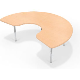 MooreCo™ Hierarchy Activity Kidney Table Fusion Maple Matching Edge 66682-V-7909-7909