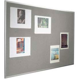 Balt® Fab-Tak Tackboard with Aluminum Trim 48