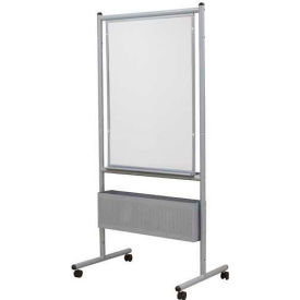 Balt® Nest Easel - Silver Frame with Porcelain Steel Markerboard 785P