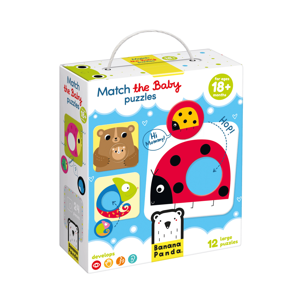 Banana Panda Match The Baby Puzzles, 12 Puzzles, 18+ Months MPN:BPN33683