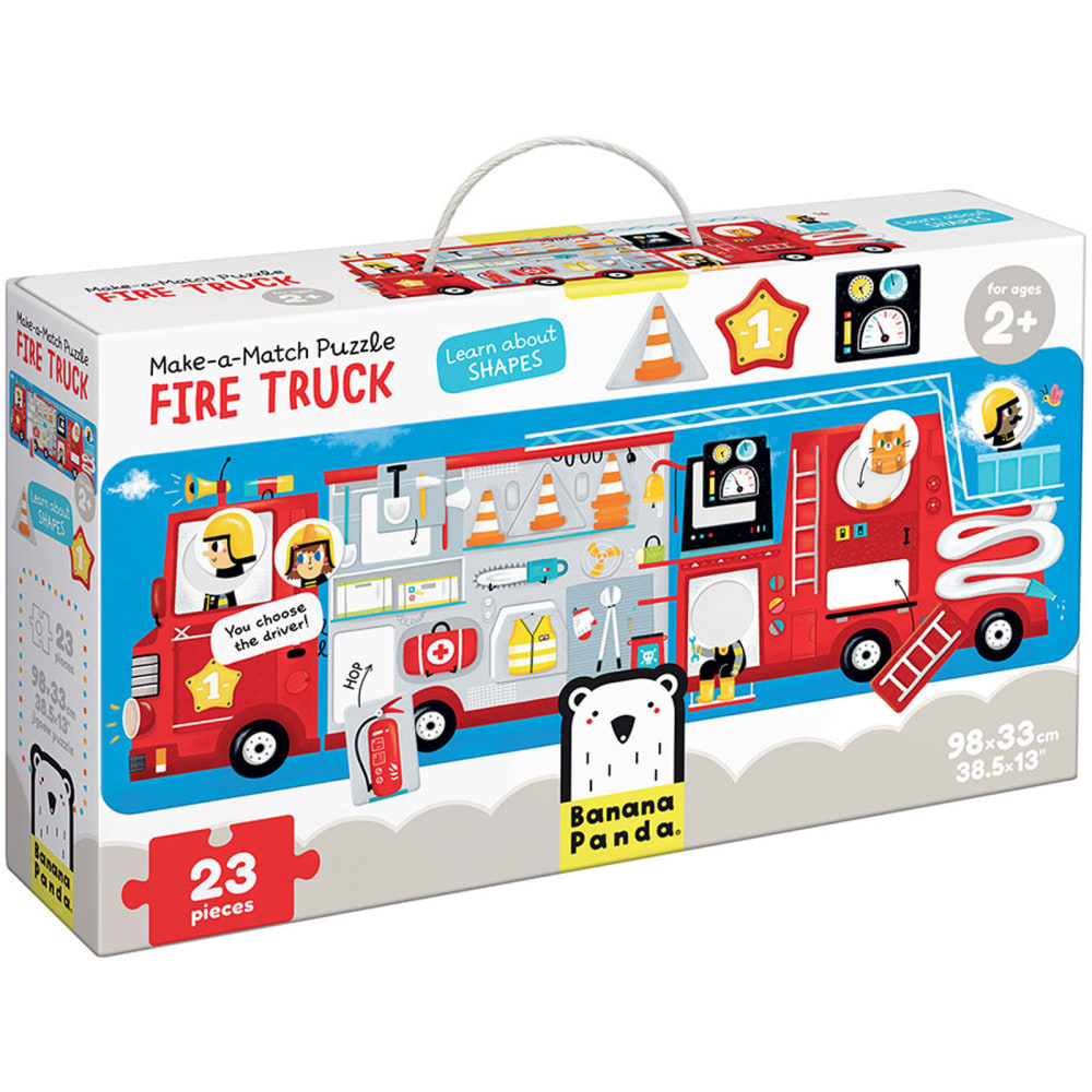 Banana Panda Make-A-Match Puzzle, Fire Truck MPN:BPN49044