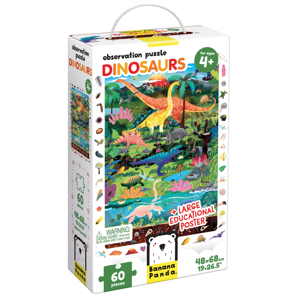 Banana Panda Observation Puzzle, Dinosaurs, Age 4+ MPN:BPN49112