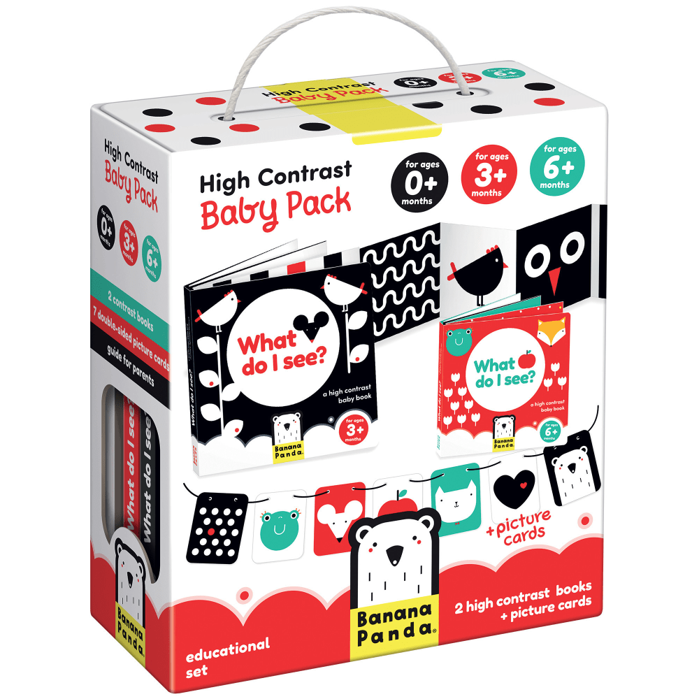 Banana Panda High Contrast Baby Pack Educational Set, Books & Cards MPN:BPN77376