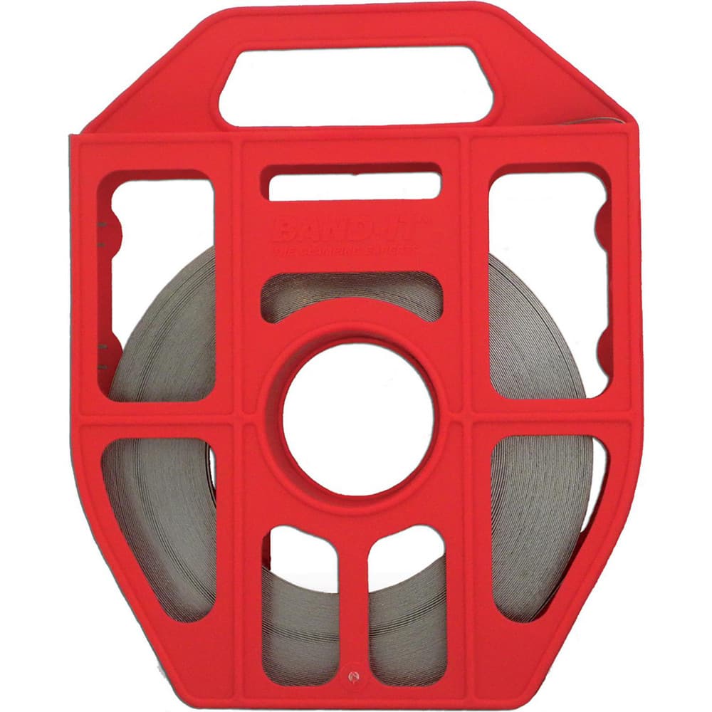 Band Clamps; Clamp Type: Banding; Material: Stainless Steel; Number of Pieces: 1; Material Grade: 316; Includes: Red Tote 100™/Roll; System Of Measurement: Decimal Inch MPN:C406R9