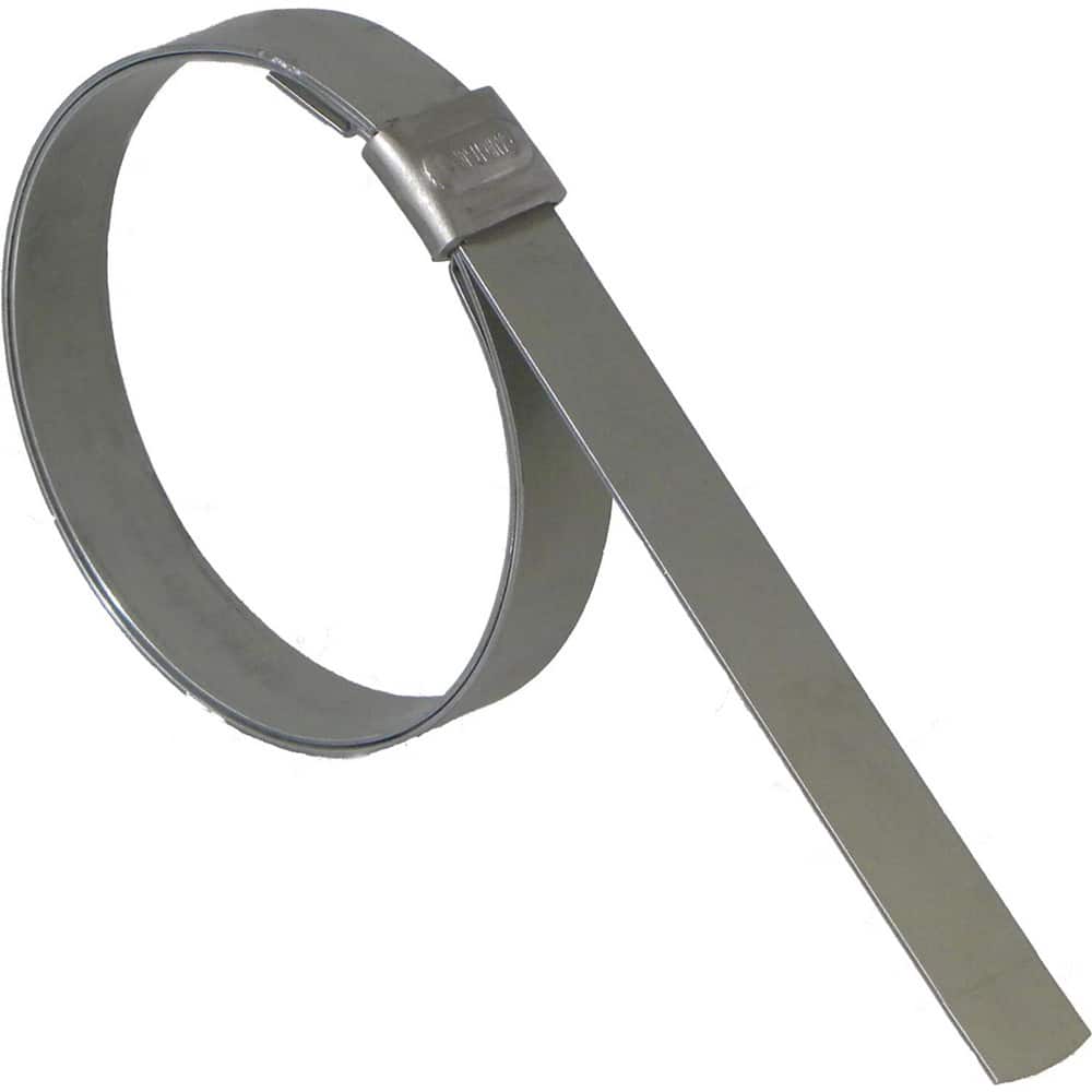 Band Clamps; Clamp Type: Preformed Jr Smooth ID Clamp; Minimum Diameter (Decimal Inch): 1.7500; Minimum Diameter (Fractional Inch): 1-3/4; Material: Stainless Steel; Number of Pieces: 100; Material Grade: 201 MPN:JS2369 - Pkg Qty 100