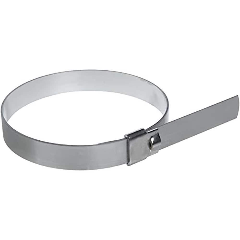 Band Clamps; Clamp Type: Ultra-Lok Pre-Sized Band; Minimum Diameter (Decimal Inch): 4.5000; Minimum Diameter (Fractional Inch): 4-1/2; Material: Stainless Steel; Number of Pieces: 25; Material Grade: 201 MPN:UL2149 - Pkg Qty 25