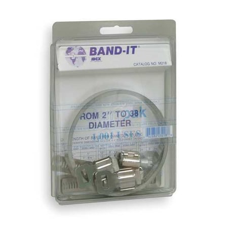 Adj. Clamp Kit, 10' Band L, 7/16