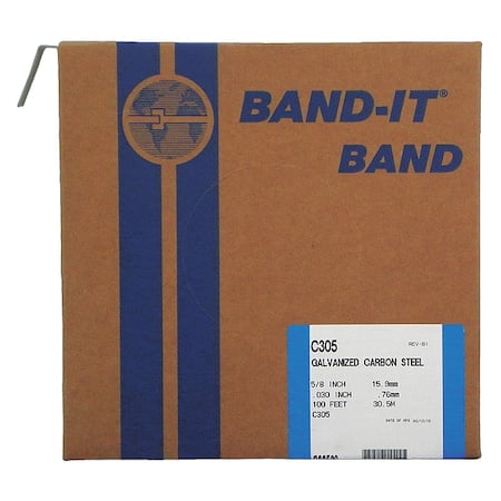 Band, Gcs, 5/8 X 0.030 X 100 RL/100Ft MPN:C30599