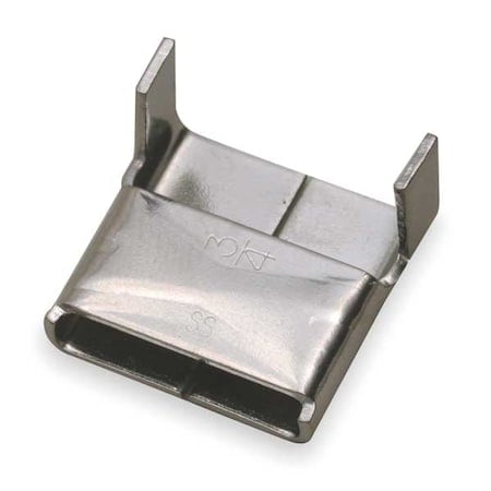 BandingClip, StainlessSteel, Flat, PK50 MPN:GRC156