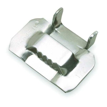 StrappingBuckle, StainlessSteel, Flat, PK50 MPN:GRC254