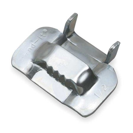 StrappingBuckle, CarbonSteel, Flat, PK50 MPN:GRC354