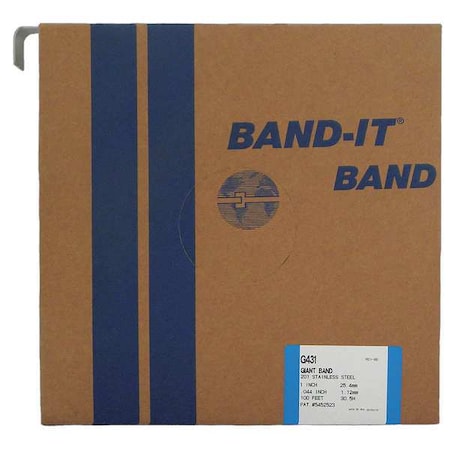 Stainless Steel Band, 3, 300 lb, 100 ft MPN:GRG430