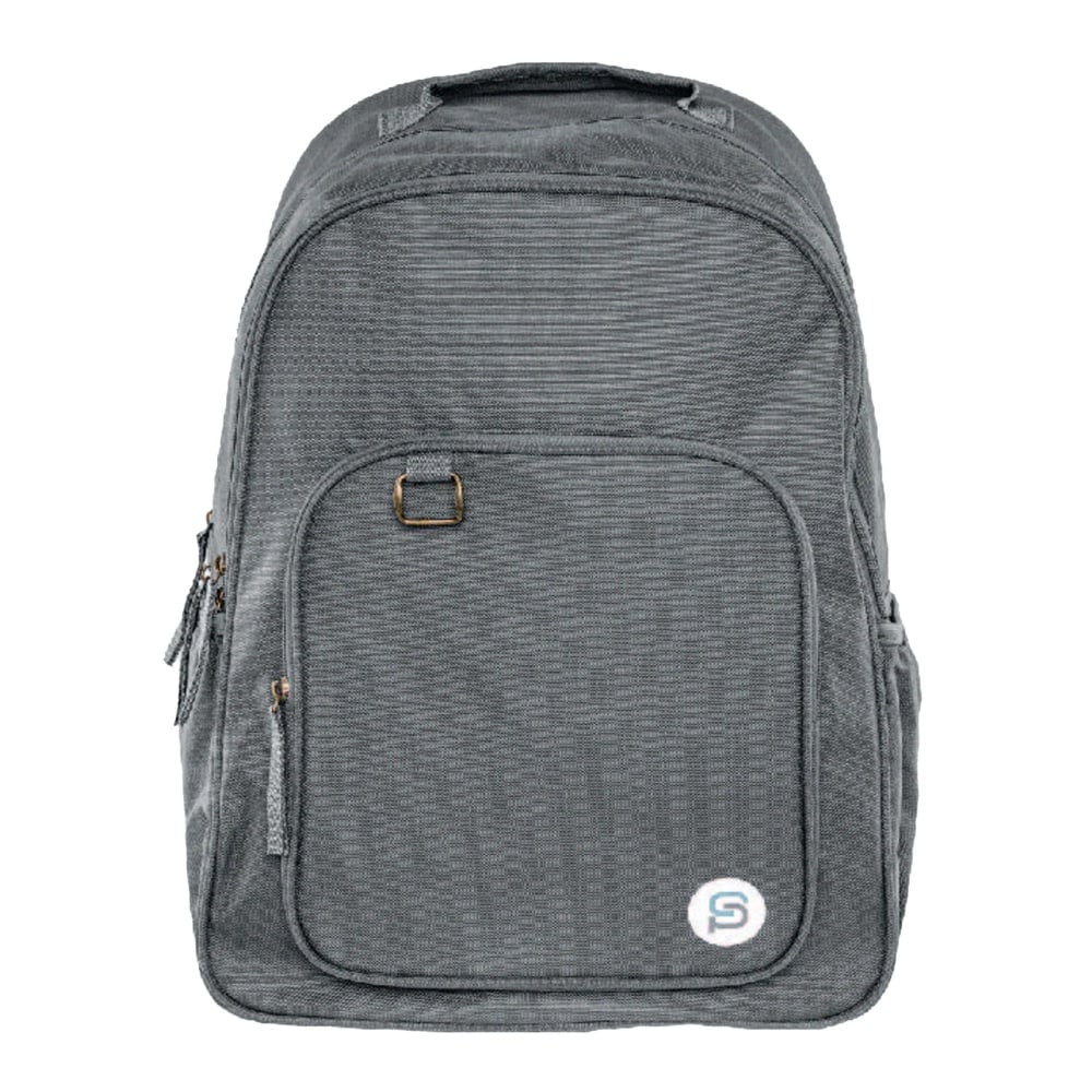 SYDNEY PAIGE X BAZIC Products RALEIGH Backpack, 18in, Gray MPN:BAZ1114