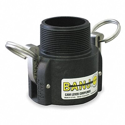 thumbnail image 2 of Banjo 050D Polypropylene Cam & Groove Fitting, 1/2" Female Coupler X 2 of 14