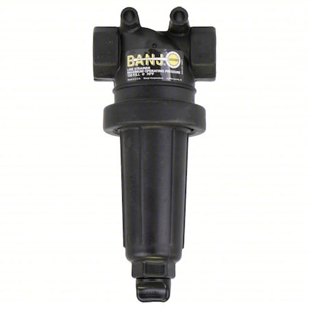 Inline Strainer, 9 in H, 1, 190 micron MPN:LST075-16