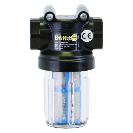 Inline Strainer, 4 1/4 in H, 297 micron MPN:LSTM050-50C