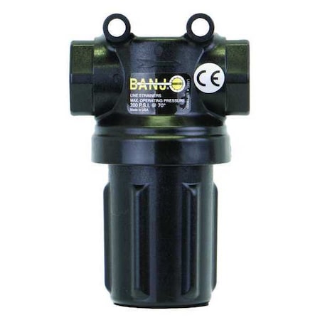 Inline Strainer, 4 1/4 in H, 297 micron MPN:LSTM075-50