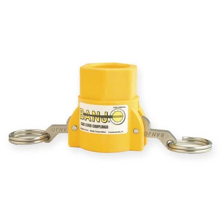 Hose to Cam Lever Adapter, Double Female MPN:GHFT075D