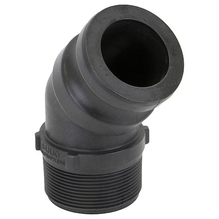 2 45 Male Adapter - 2 Male Thread Wt MPN:200F45