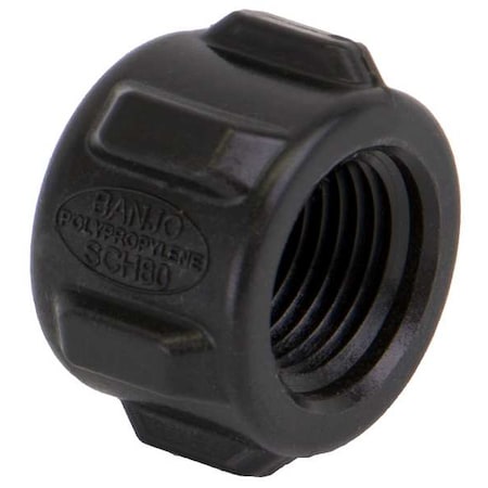 Cap, Polypropylene, 3/8