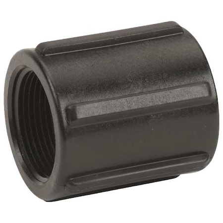Coupling, Polypropylene, 1-1/4