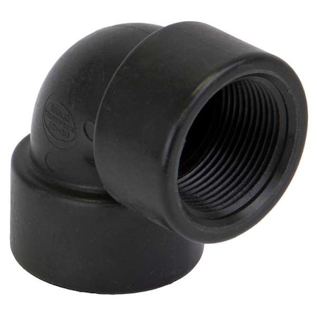 90 Degree Elbow, Polypropylene, 1-1/4