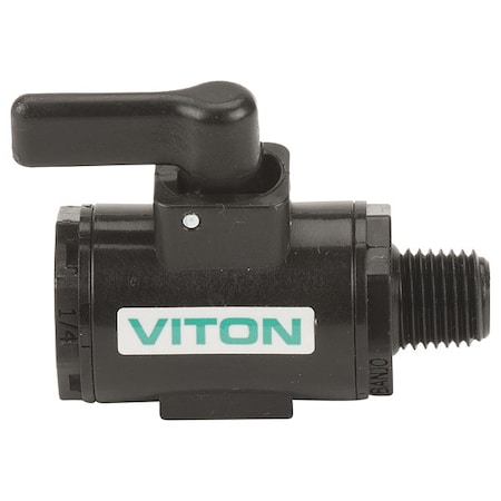 Manual 2-Way Ball Valve, NPT, Polypro MPN:LV025MTV
