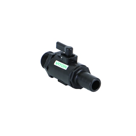 Manual 2-Way Ball Valve, NPT, Polypro MPN:LVHB075MTV