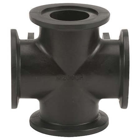 PP, Cross, 2inFlange, Flange MPN:M200CR
