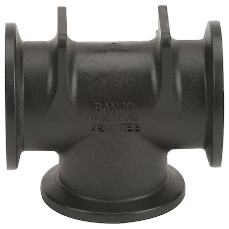PP, Tee, 2 in Flange, Flange MPN:M200TEE