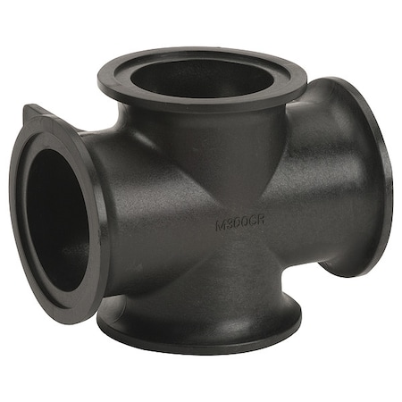 PP, Cross, 3inFlange, Flange MPN:M300CR