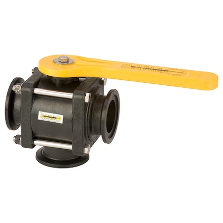 Manual 3-Way Ball Valve, 2