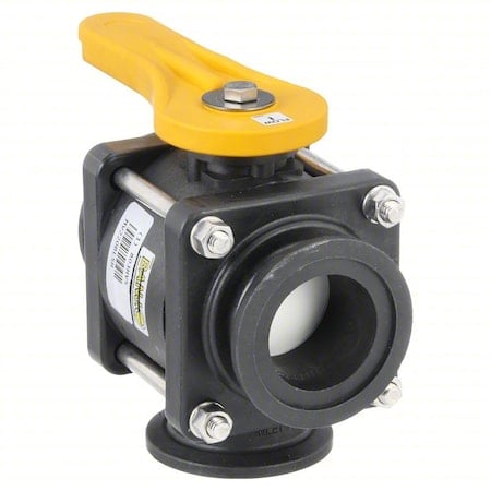 Manual 3-Way Ball Valve, 2