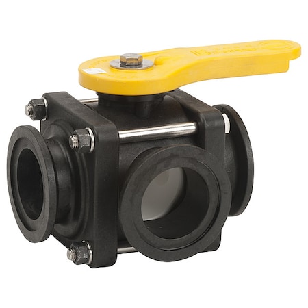 Manual 3-Way Ball Valve, 2
