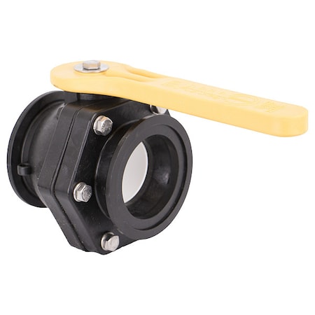 Manual 2-Way Ball Valve, Flange, Polypro MPN:MVS300CF