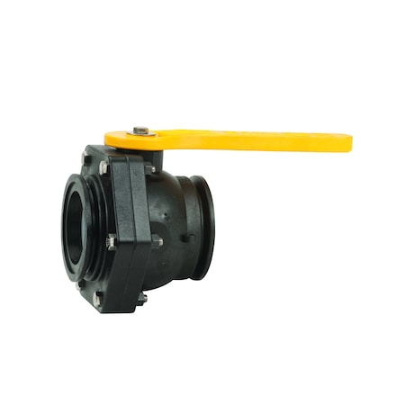 Manual 2-Way Ball Valve, Flange, Polypro MPN:MVS300CFFP