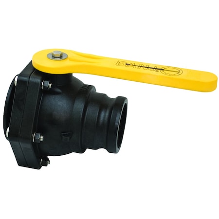 Manual 2-Way Ball Valve, Flange, Polypro MPN:MVSF300FP