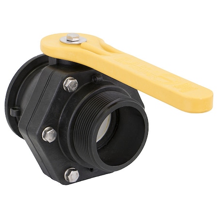 Manual 2-Way Ball Valve, Flange, Polypro MPN:MVSMT300