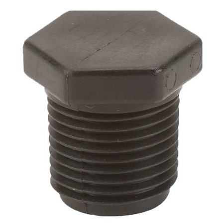 Plug, Polypropylene, 1/2