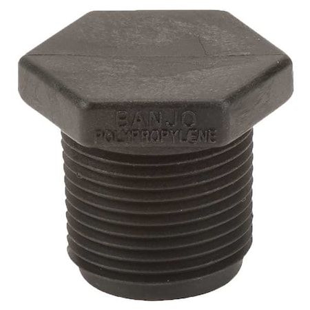 Plug, Polypropylene, 3/4