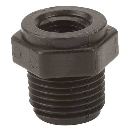 Reducing Bushing, Polypropylene, 1/2