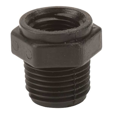 Reducing Bushing, Polypropylene, 1/2