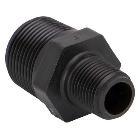 Reducing Nipple, Polypropylene, 1