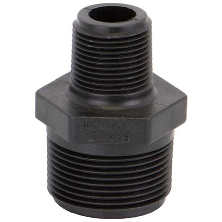 Reducing Nipple, Polypropylene, 1-1/4